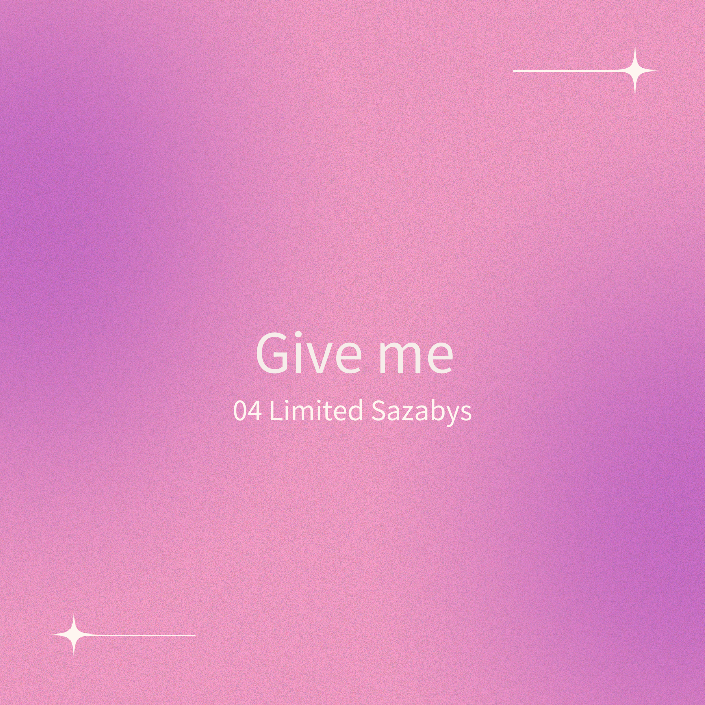Give me – 04 Limited Sazabys | 結婚式BGMの情報サイト WEDDING BGM